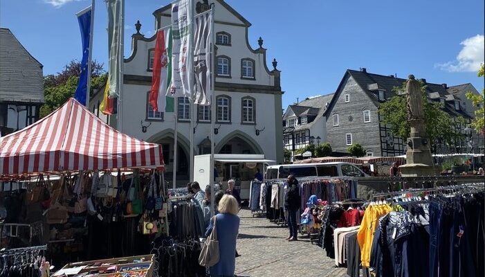 Krammarkt auf dem Marktplatz