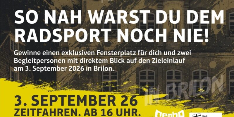 Loskarte im Rahmen der Sauerlandrundfahrt
