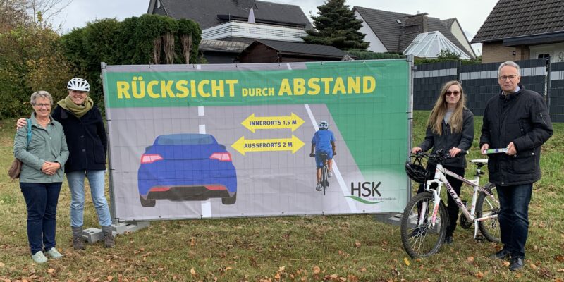 Rücksicht durch Abstand